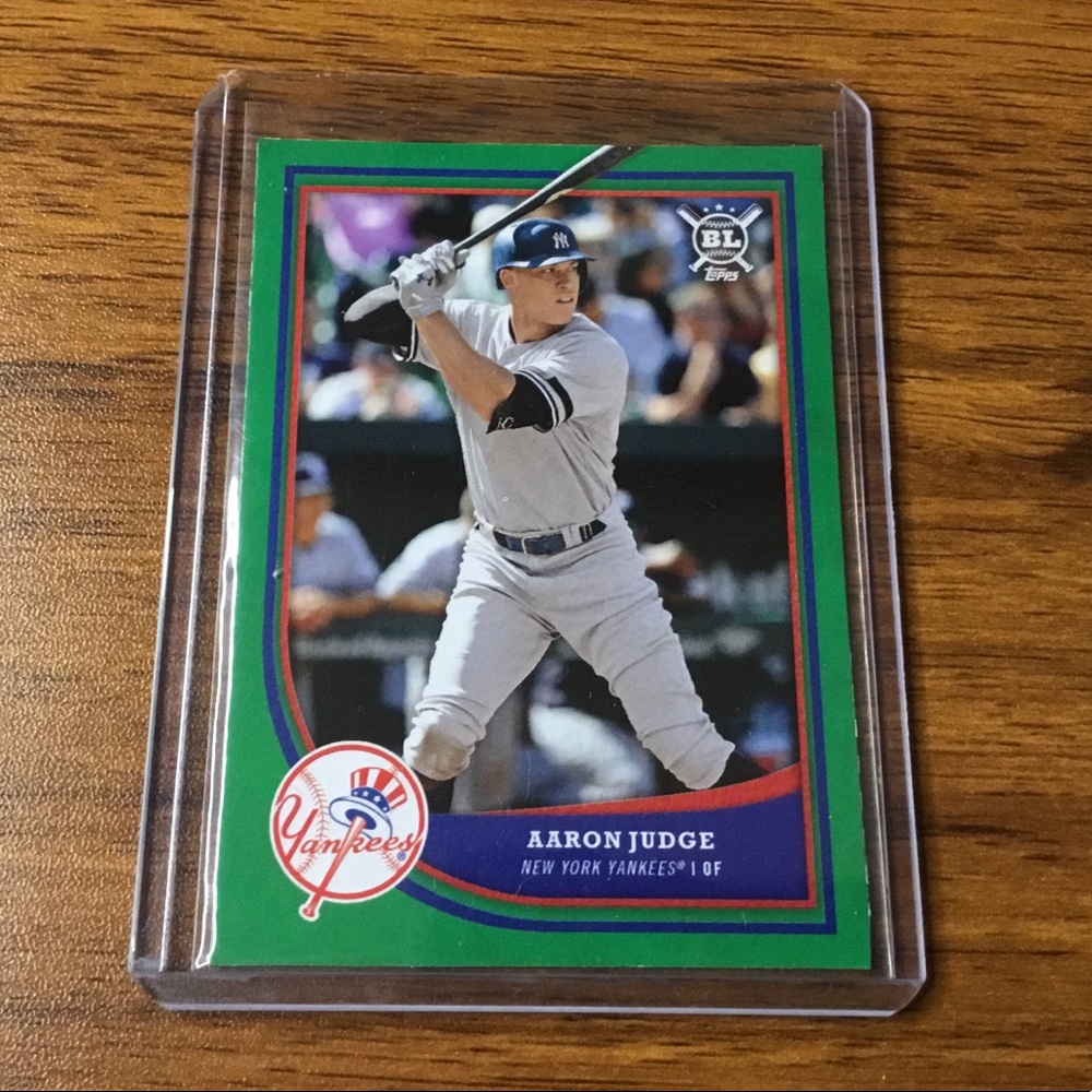 MLB Aaron Judge Green Parrelel